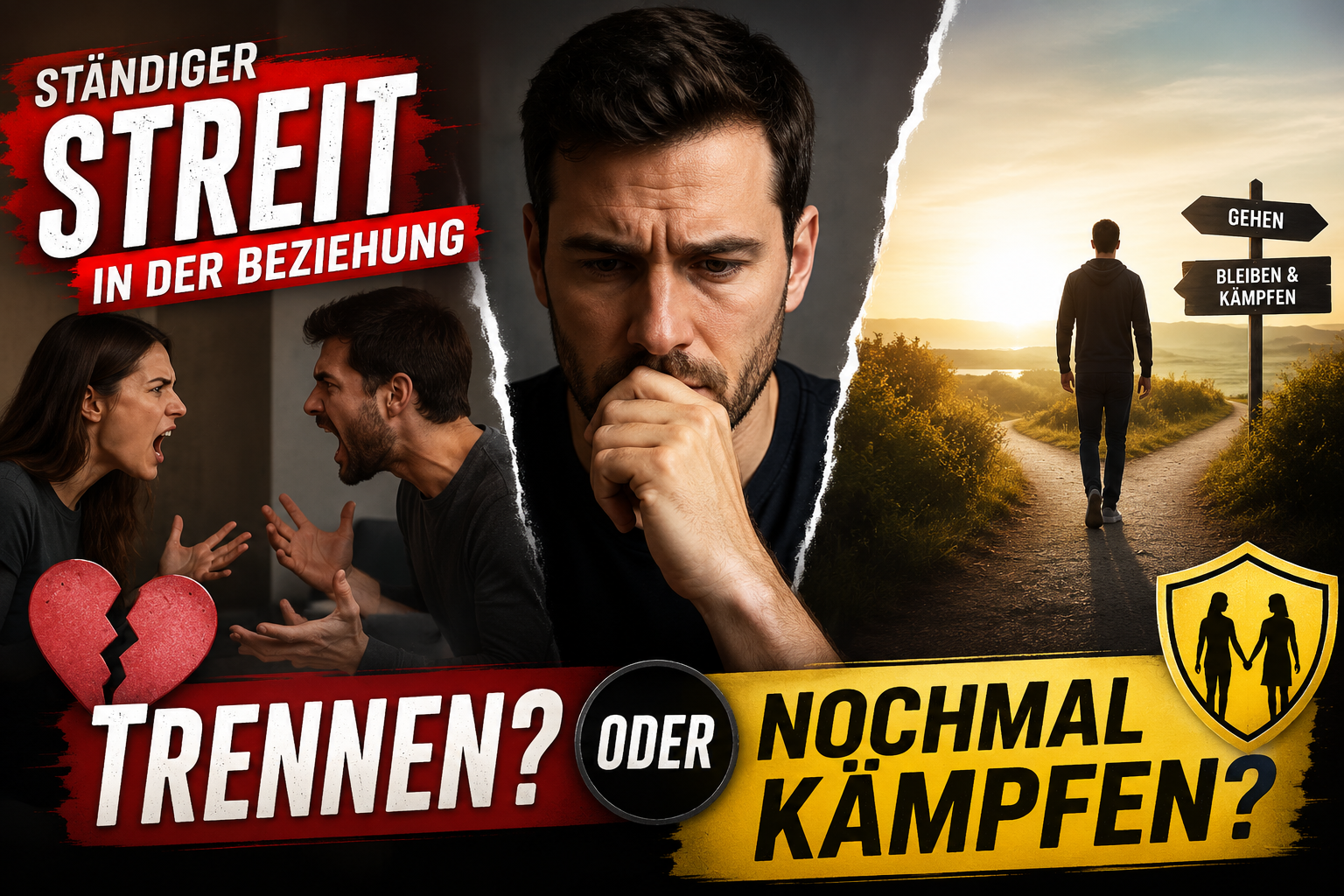 Ständiger Streit in der Beziehung – Trennen oder nochmal kämpfen?