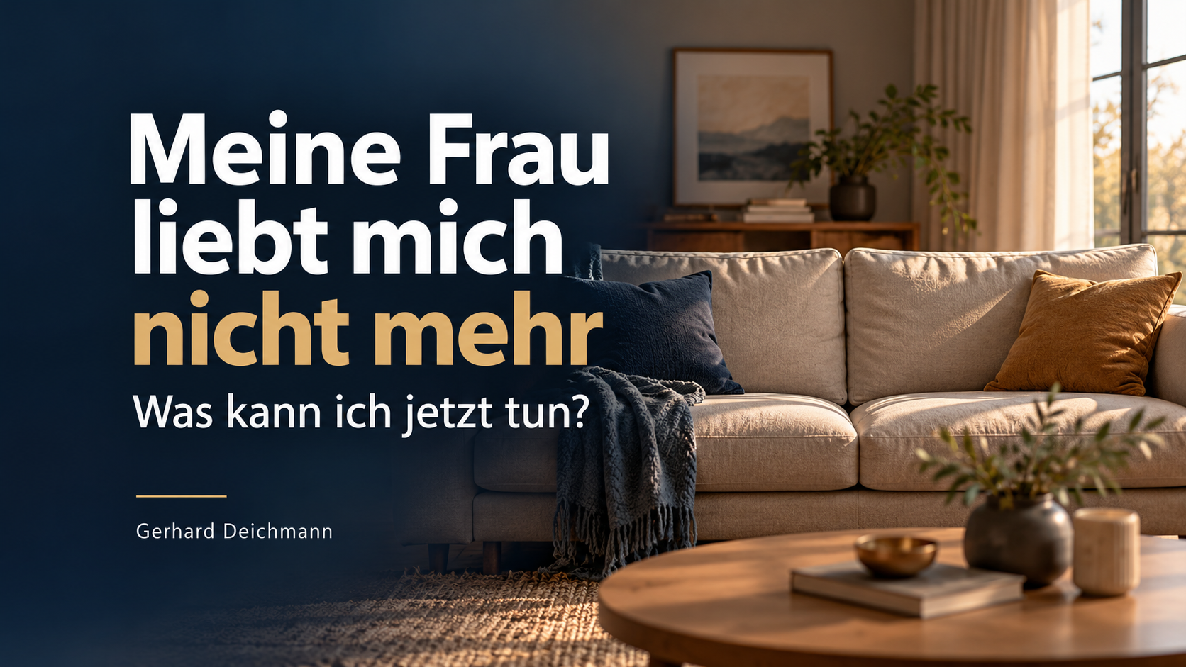 Meine Frau sagt, sie liebt mich nicht mehr – was kann ich jetzt tun?