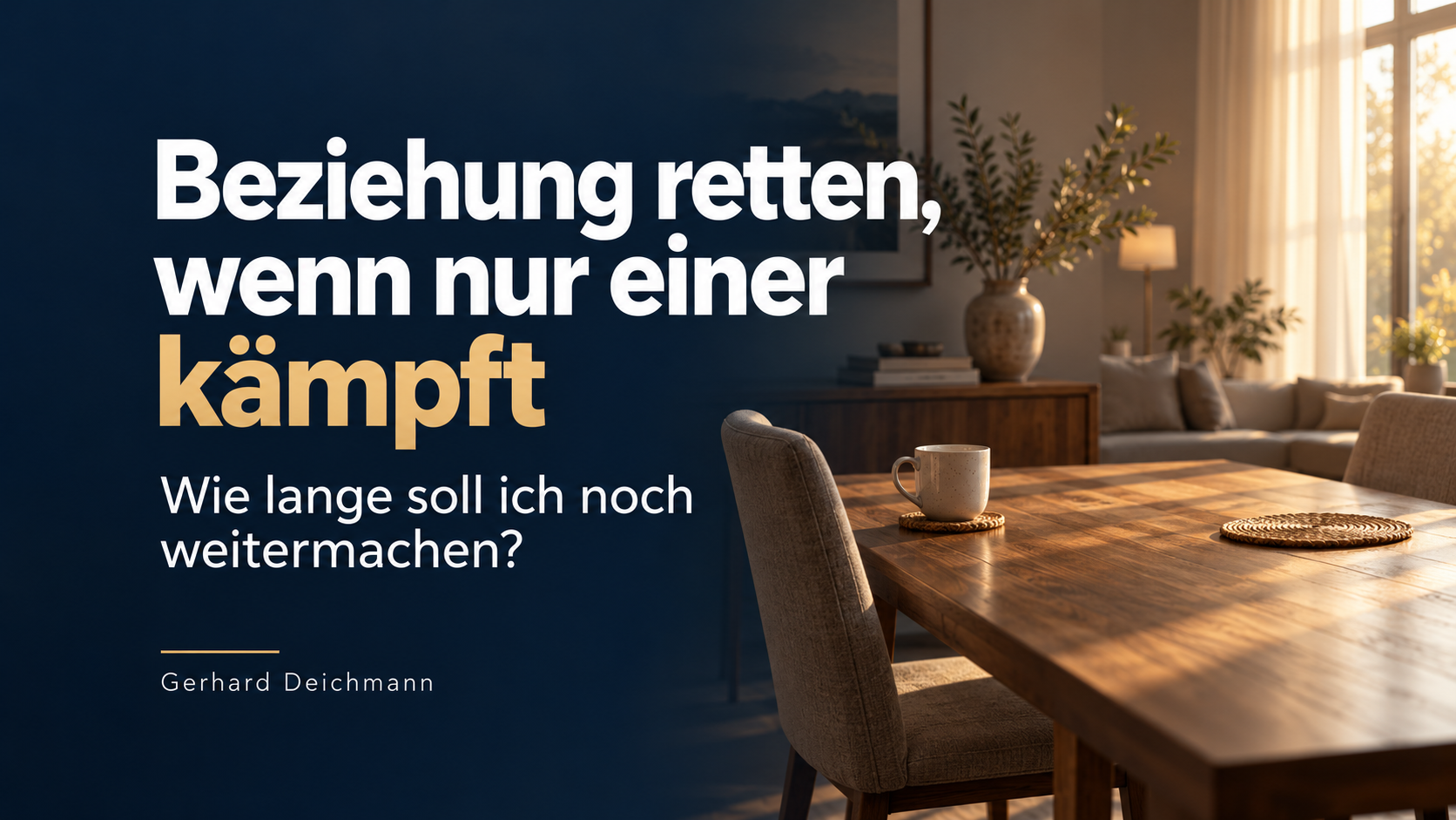 Beziehung retten, wenn nur einer kämpft